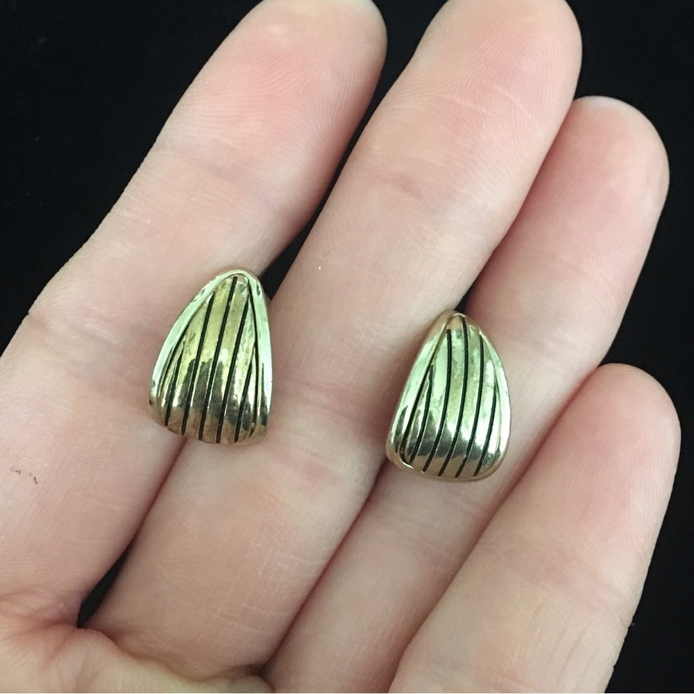 Vintage Gold and Silver Tone Earrings